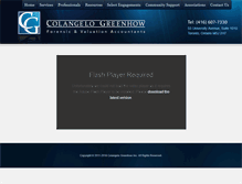 Tablet Screenshot of colangelogreenhow.com